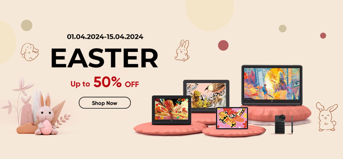 Easter sales have started! 🍀Discounts up to 30%~50%. Check if there are any products you like! 🐣UK: bit.ly/40N4Jbg 🍀IE : bit.ly/49oN9iN ✨Use 'XPPENUK05' for a further 5% off before purchasing.