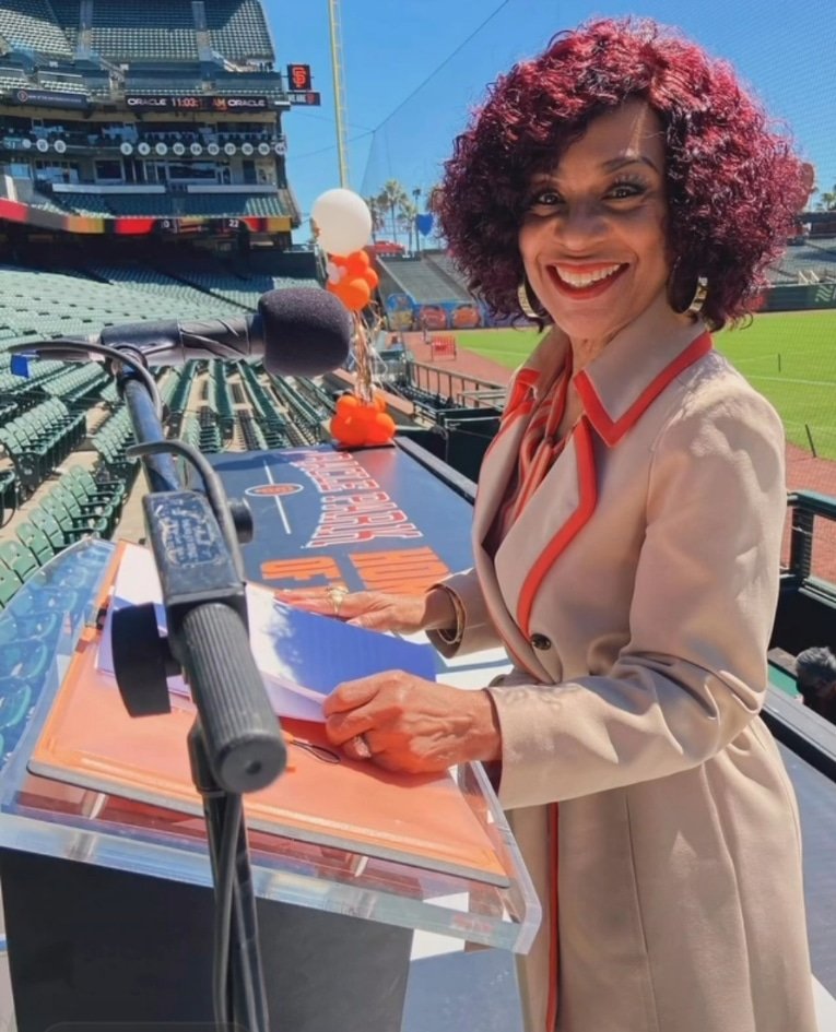 On this final day of Women's History Month I would like to acknowledge the Bay Area's own Renel Brooks-Moon who spent 24 years as the in house announcer for the @SFGiants. Renel, thanks for the memories, I'm so excited to see what your next pivot will be! Adonal