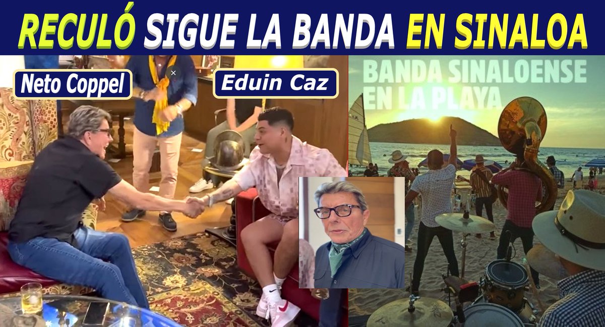 OROSOLIDORedes's tweet photo. @Milenio @PArmendarizMX @PatyArmendariz 😂😂😂😂😂
Reculó!!! el Hotelero
Sigue Banda en Sinaloa
#EduinCaz de Grupo Firme
"Acordó" dicen $$$
con #NetoCoppel
"CONTROL DE CRISIS" ¿Será de Gratis?
Se Le Cayeron Reservaciones
🤣🤣🤣🤣🤣
@alefrausto @lopezobrador_
@jenarovillamil @Jesus_ZambranoG
https://t.co/E7qcLYRMyx https://t.co/114cP3fWc7