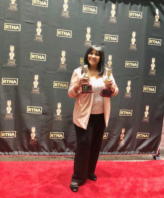 Beyond thrilled to take home 2 Golden Mike Awards from the RTNA on Saturday night at the Universal Hilton in Los Angeles.
My LA CityView documentary titled “Main Street:  The History of Transportation in Los Angeles won for Best Documentary and Best Editing.