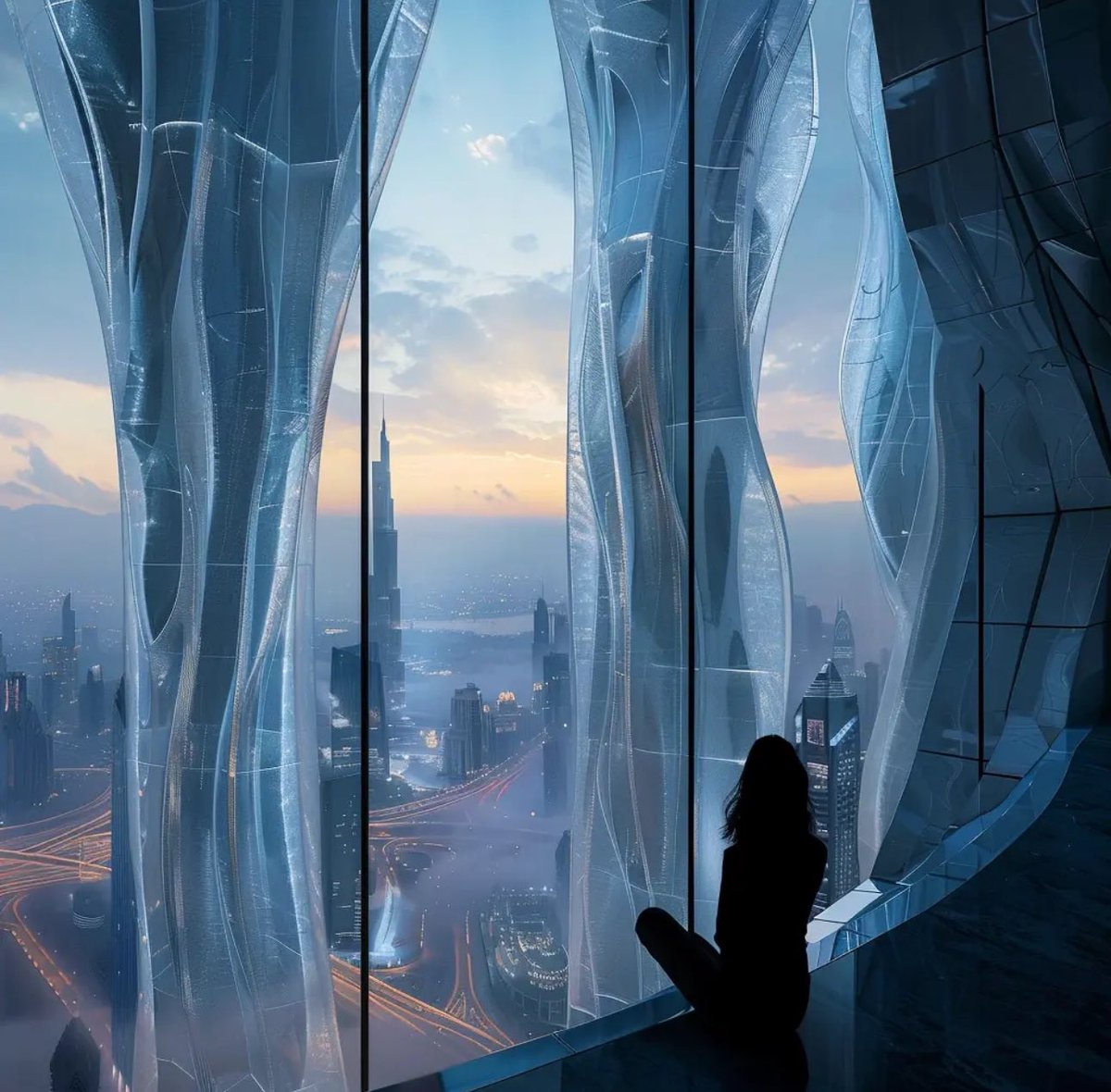 Seriously cool. Plans have been unveiled for Frost, a new skyscraper in Dubai’s design district that will be constructed almost entirely of ice. The 760-metre tower will feature an innovative refrigeration system that renews ice as it melts in the desert sun, while a separate air