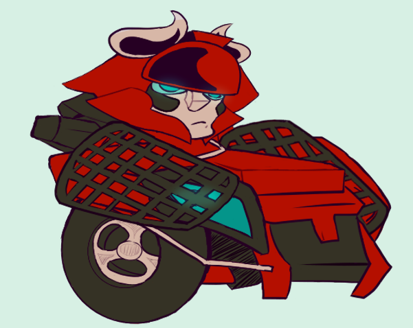 cliffjumper bust! he turns into a quadbike! I might redesign some bits, I made this a year ago