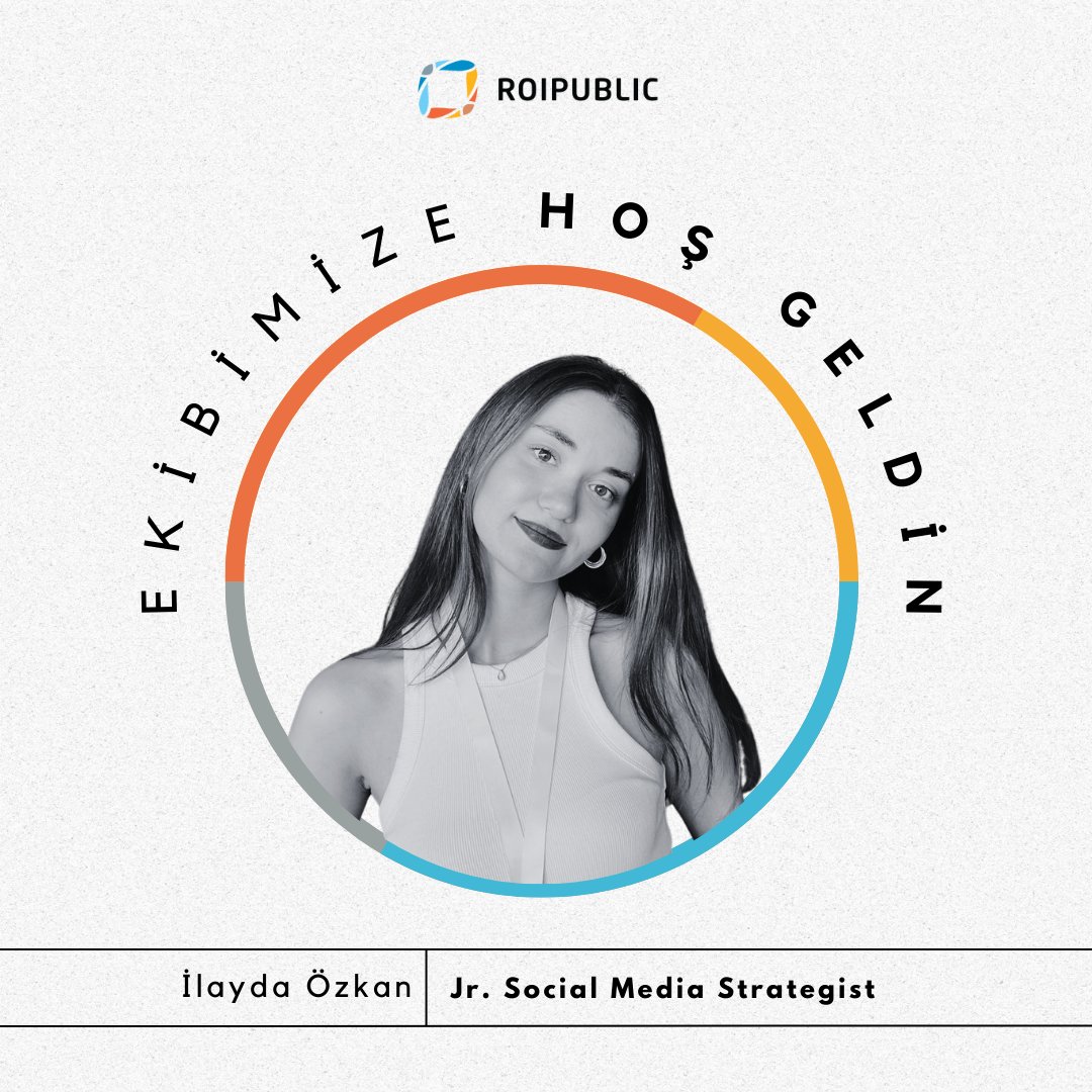 🚀 Yaratıcılık yolculuğumuzda bize katılan Jr. Social Media Strategist İlayda Özkan'a hoş geldin diyoruz!

🌈 Hep birlikte sınırları zorlamaya hazırız.

#welcometotheteam #roipublicteam