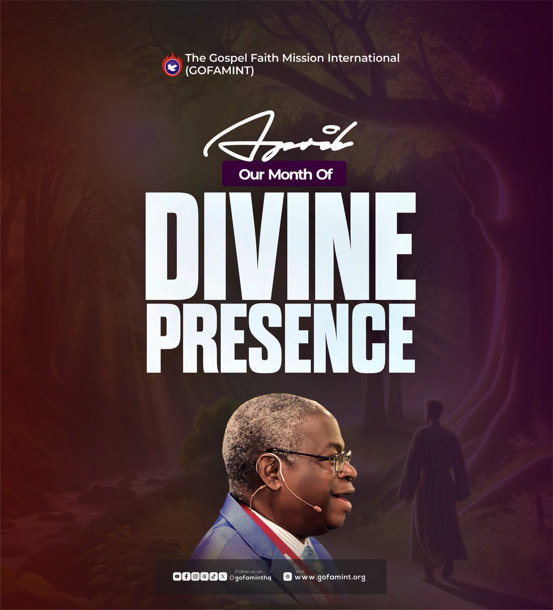 PROPHETIC DECLARATION FOR THE MONTH OF APRIL 2024 OUR MONTH OF DIVINE PRESENCE “He who dwells in the secret place of the Most High Shall abide under the shadow of the Almighty. I will say of the Lord, “He is my refuge and my fortress; My God, in Him I will trust.” (Ps 92:1-2)