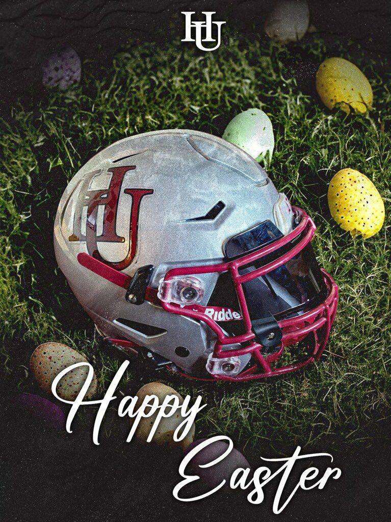 Thank you @CoachGreenie for the graphic hope everyone has a great Easter! @HamlineFootball