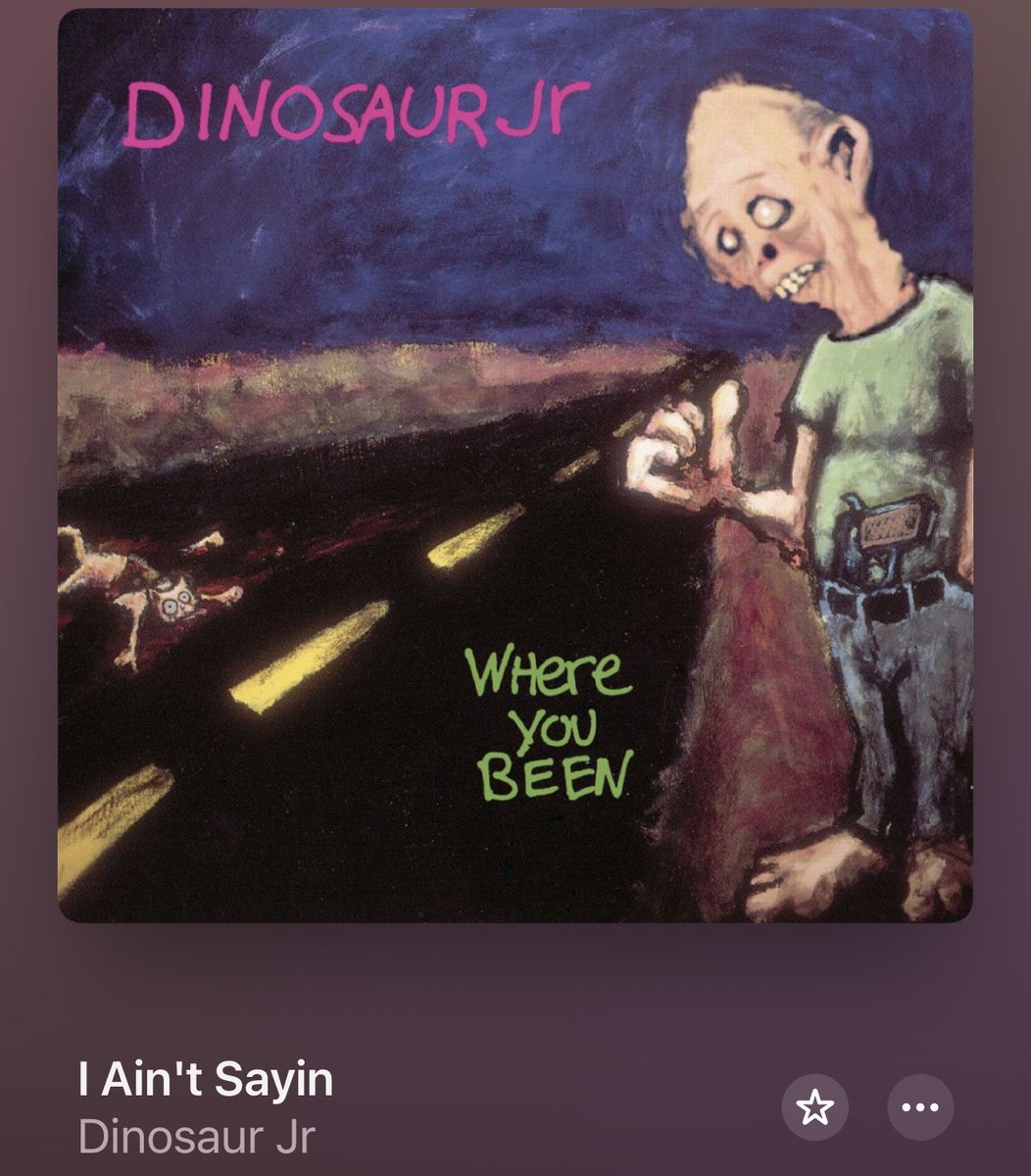 Is it just me or is the main guitar riff very reminiscent of Star Wars?

#DinosaurJr