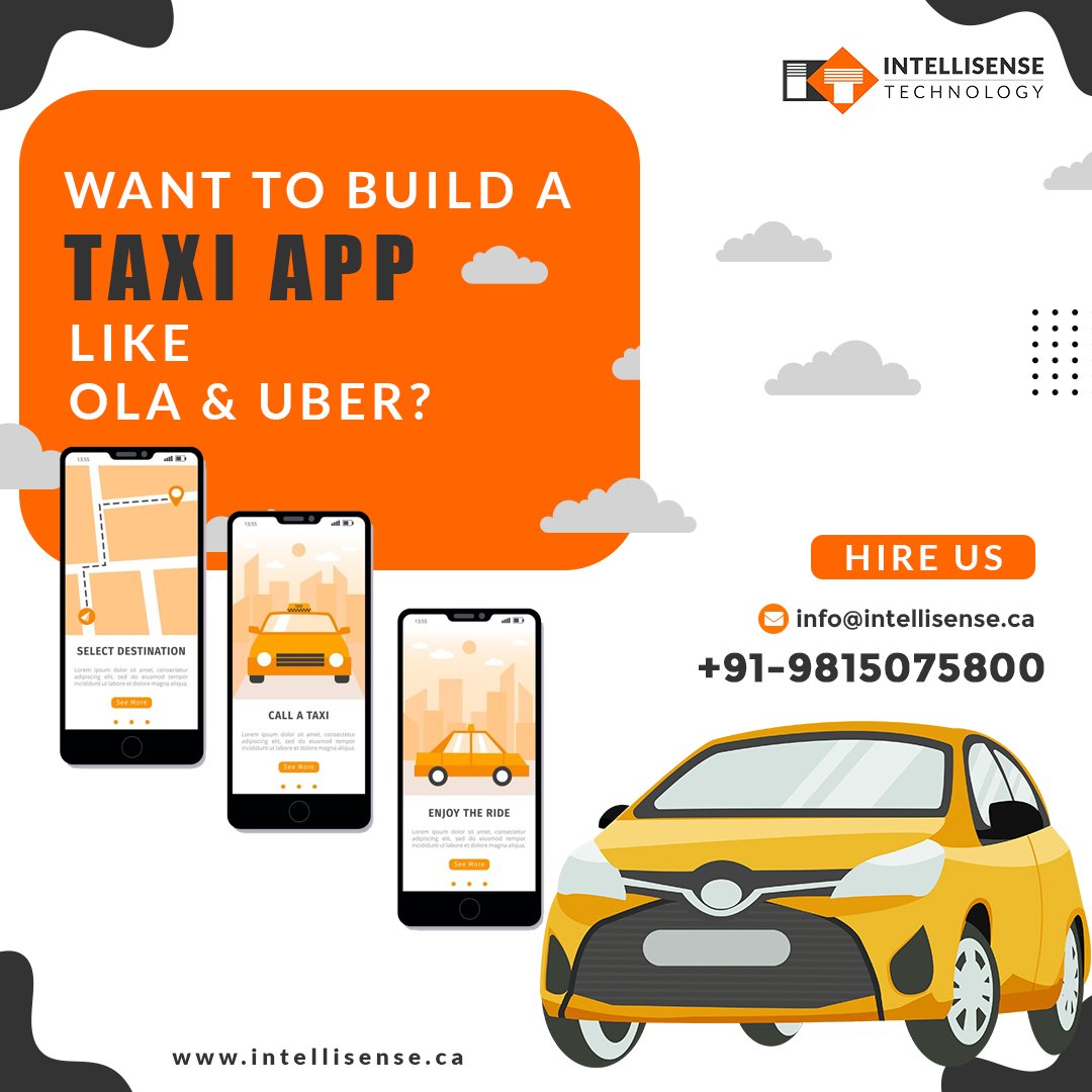 Intelisensetech's tweet image. 🚖 Want to create a Taxi app like Ola and Uber?
Our expert team can help you turn your idea into reality! With cutting-edge technology and personalized solutions.
Get in touch today and Let&apos;s get started!
#TaxiAppDevelopment #Ola #Uber #appdevelopment #intellisensetechnology📱🚕