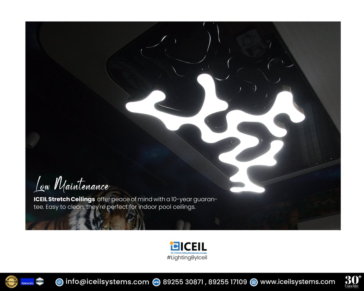 iceilsys's tweet image. Upgrade your life, not your routine! ✨ Iceil Stretch Ceilings are low-maintenance &amp;amp; beautiful. Less cleaning, more living.

Visit our website: iceilsystems.com 

#stretchceiling  #lightingbyiceil #iceilsystems