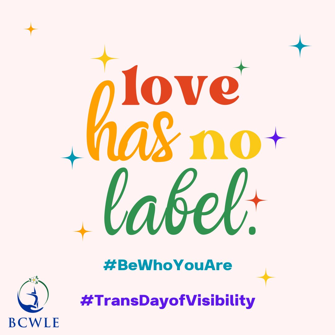 We see you.

And FYI, not just today on #TDOV. Or tonight. We see YOU every day. #BeWhoYouAre  🩵🩷🩶

#StrongerTogether #BCWLE #TransgenderDayOfVisibility