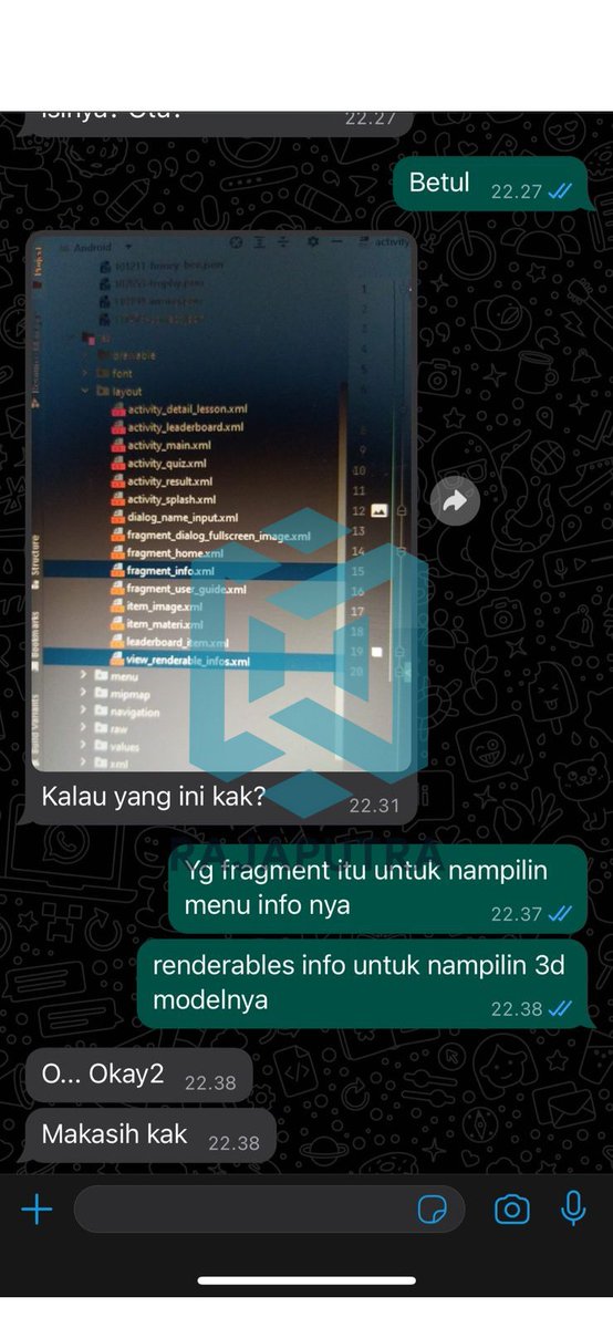 sipaling_coding's tweet image. #1 Testimonial :
Android App - Kotlin - Insecta
#zonauang #jokiit #jokiinformatika #jokicoding #EdukasiAnak #TeknologiPendidikan #BelajarSerangga #KuisInteraktif #AplikasiAnak #PembelajaranDigital #InovasiEdukasi #KotlinDeveloper #AndroidDev