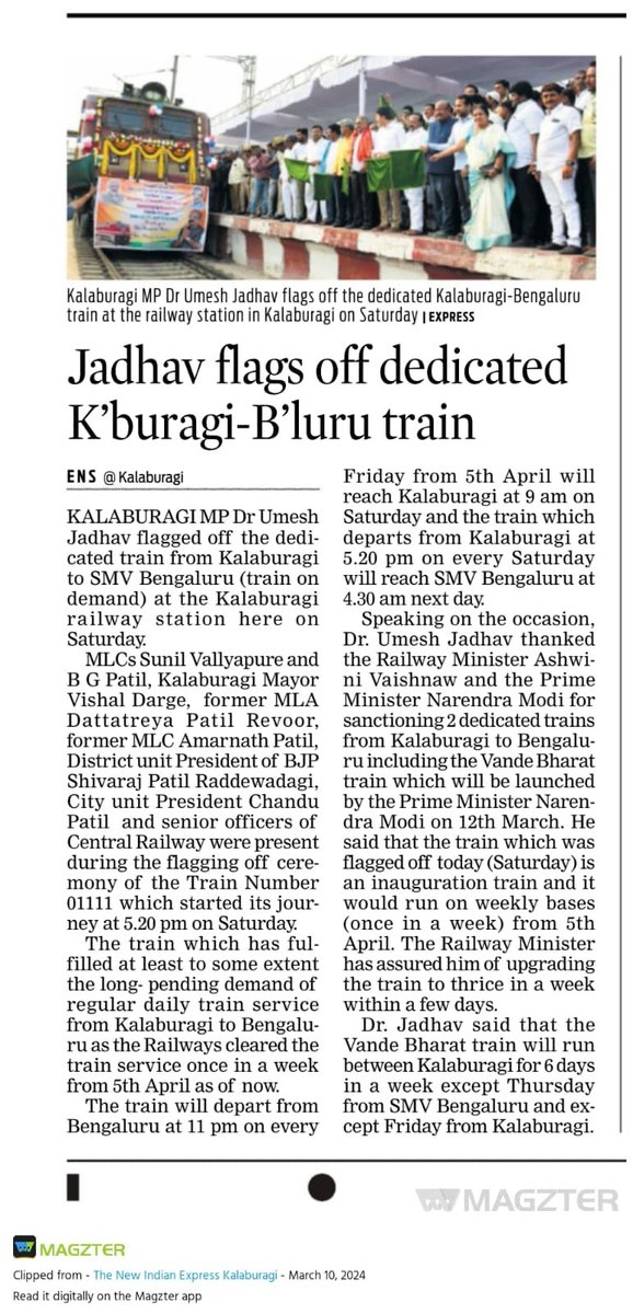Kalyana-Karnataka Railway Development tweet media