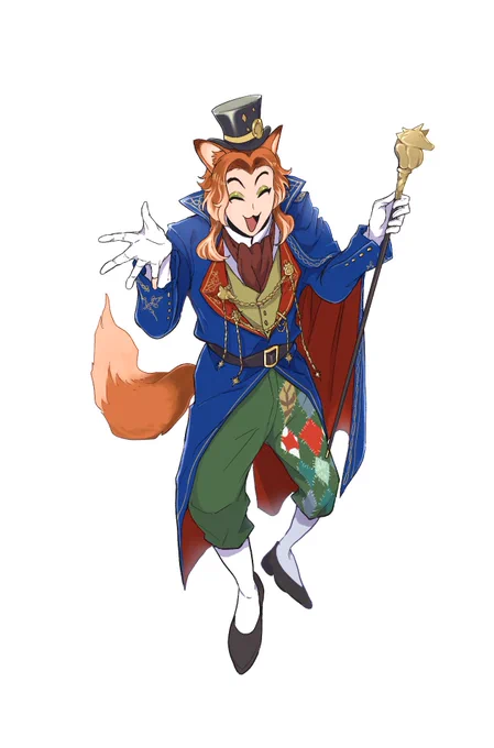 久々に上げたのがクソ雑絵だったので、口直しにフェローお兄さんの全身絵をどうぞ。 