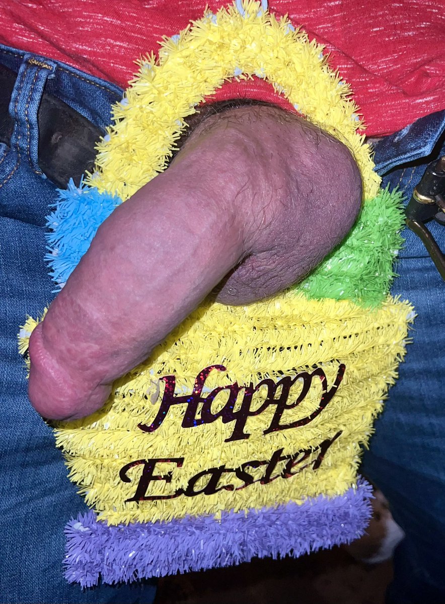 Appy Easter! Goddamn He has A Big Cock! You Can't Even See The H! #PenisPaparazzi #EasterDick2024