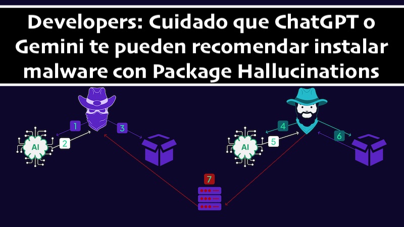 El lado del mal - Developers: Cuidado que ChatGPT o Gemini te pueden recomendar instalar malware con Package Hallucinations elladodelmal.com/2024/04/develo… #ChatGPT #Gemini #LLM #Hallucination #malware #developer #IA #GenAI #InteligenciaArtificial #GPT #GPT4 #Bard