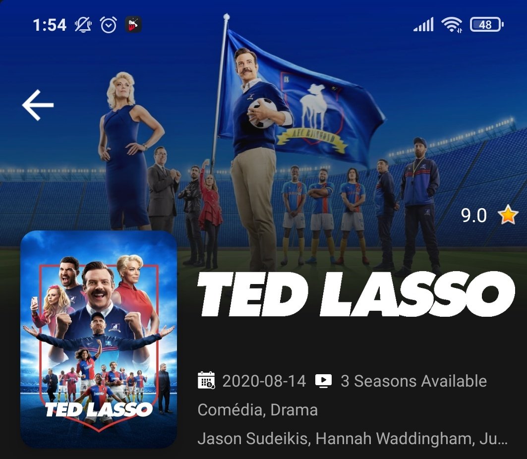Thomas_sci's tweet photo. Acabei de terminar um das séries mais espetaculares que já assisti. Ted Lasso. Abordando temas extremamente necessários, de forma suave mas impactante, que te faz refletir muito. Enfim, seja um peixinho dourado! Quem não assistiu, recomendo. #TedLasso https://t.co/Yl35fVc2fy