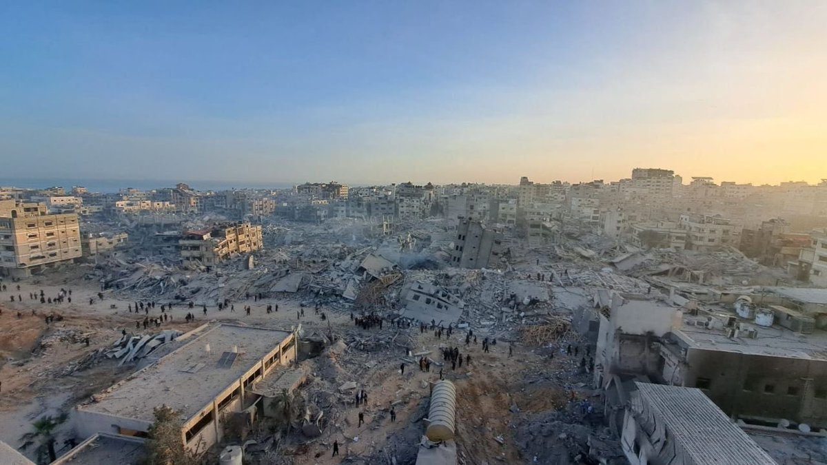 alijla2021's tweet photo. Horrific massacre!  Hundreds of people murdered(medical workers, displaced people, women/ men/ children). The biggest hospital in the Gaza strip destroyed, burned, and taken out of service. And some would still not call it a genocide. Some would still call this barbaric act as a “self-defence”. Some would still believe that this will ever bring peace to Israel.