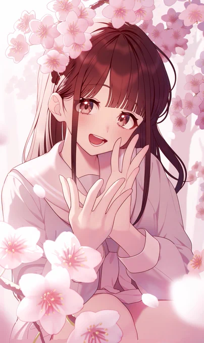 満開 