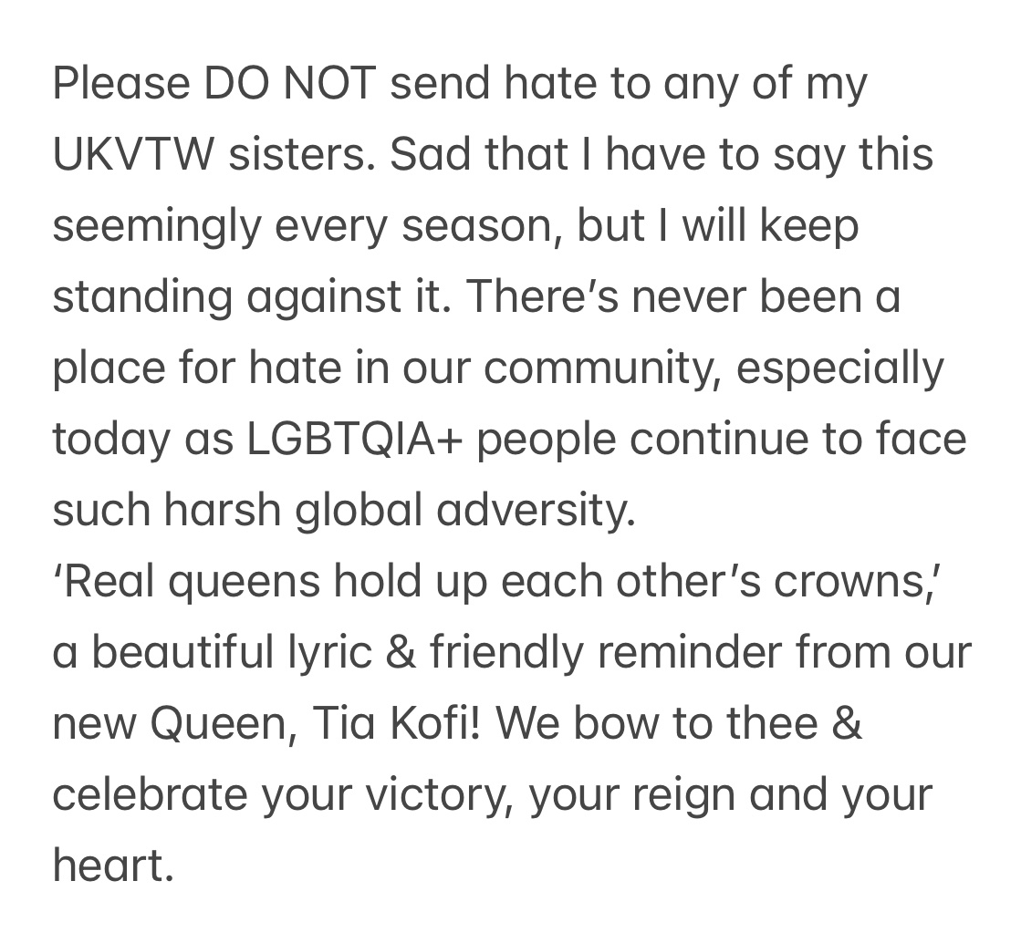 ScarletEnvyNYC's tweet image. Couldn’t fit all this into one tweet. Please be kind!!! Sending love to our new QUEEN of the MotherTucking World @TiaKofi ❤️❤️❤️
