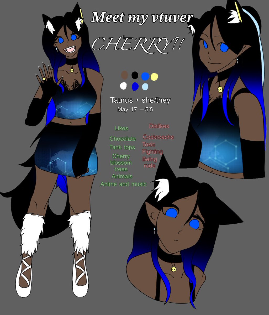 ZoeyStarsVT's tweet image. Reference sheet introduction

#vtuber #vtubersheet #CherryVTArt #VTUBERSUPPORTCHAIN #VtubersUprising #fyp