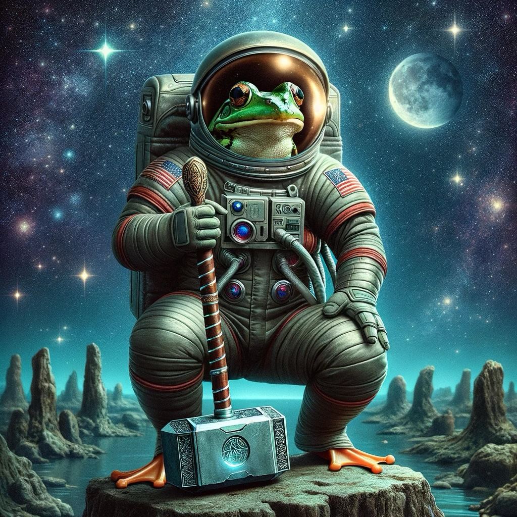 TheMoonForg's tweet image. thor who? it's $mforg boi 🌑🐸