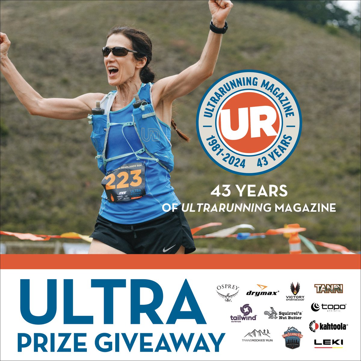 🎉 Our Anniversary Prize Giveaway is ON! We’re giving away TWO “ultra” prize packages worth over $4,500 to two lucky subscribers. ✅ How to enter: Subscribe or renew your subscription to UltraRunning Magazine in the month of April. ➡️ ultrarunning.com/win-ultrarunni…