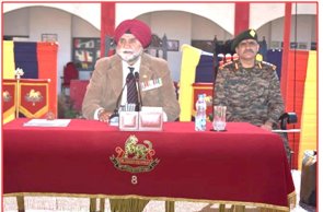 #75_Glourious_Years 8th Battalion The Dogra Regiment, Celebrated its Platinum Jubilee on on 31 Mar 2024. Maj Gen SPS Vains (Retd) placed wreath at Battalion’s War Memorial & remembered the sacrifices of the Gallant bravehearts of the Battalion. @adgpi @salute2soldier