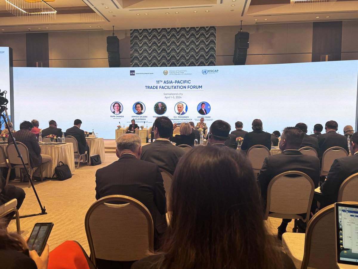 At the 11h Asia Pacific Trade Facilitation Forum for 2 days of knowledge sharing on trade facilitation. @PakSingleWindow will be part of a panel discussion on digital trade facilitation @ADB_HQ @UNESCAP @ITCnews #tradefacilitation