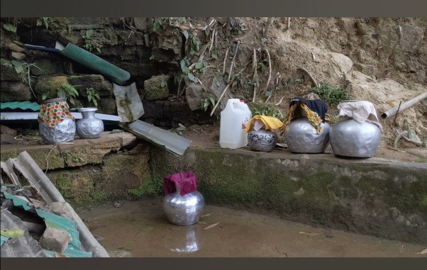 Water crisis in the hilly area of Bangladesh. Water Shortages to Impact Over 30% of the World's Population. #watercrisis #ClimateChange #Bangladesh #environment #GlobalSouth #arsenic #salinity #SouthAsia