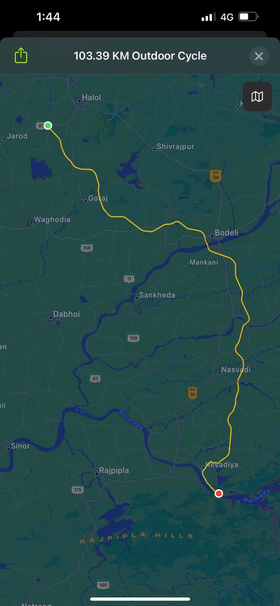 My first #Century on two wheels. Stay healthy, stay fit. Surround yourself with people who will push you for greater things. #Cycling #100km #Cycle #Fitness #Narmada #SOU #Canal #HealthyLiving #HealthForAll #PositiveVibes