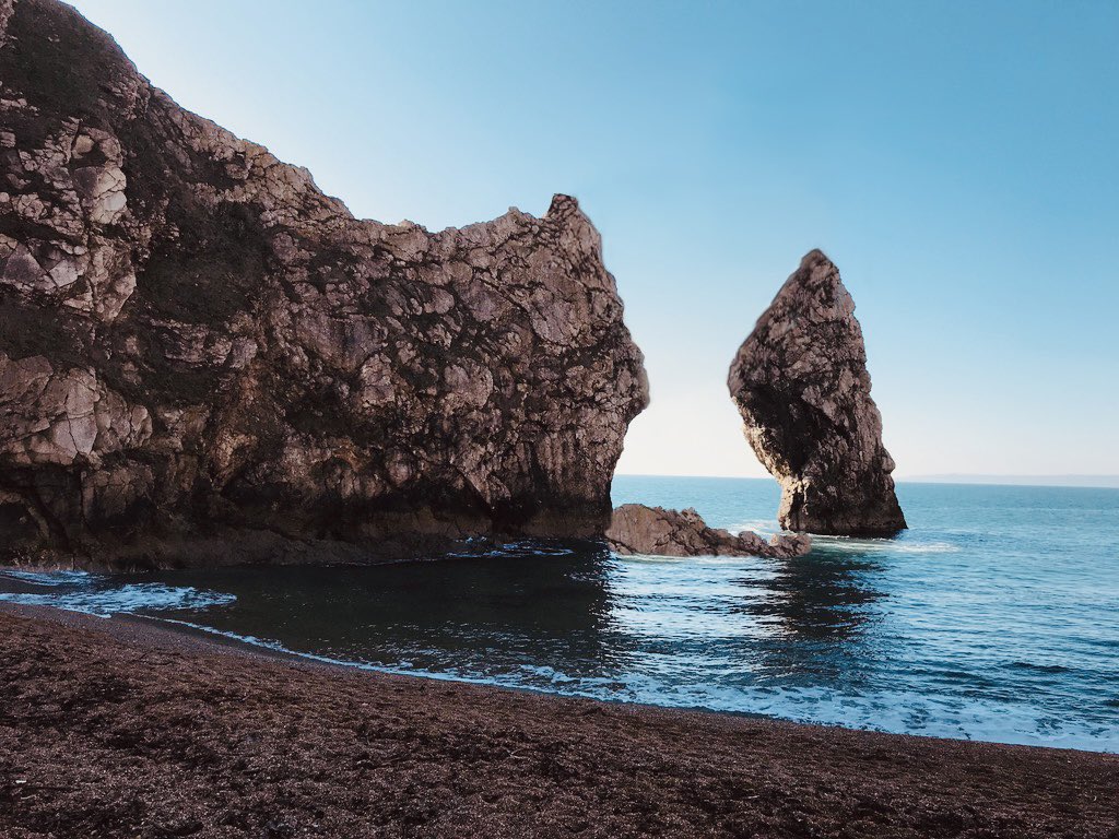 A sad day for Durdle Door as it did not survive the end of the winter winds. #durdledoor #dorset #aprilfool