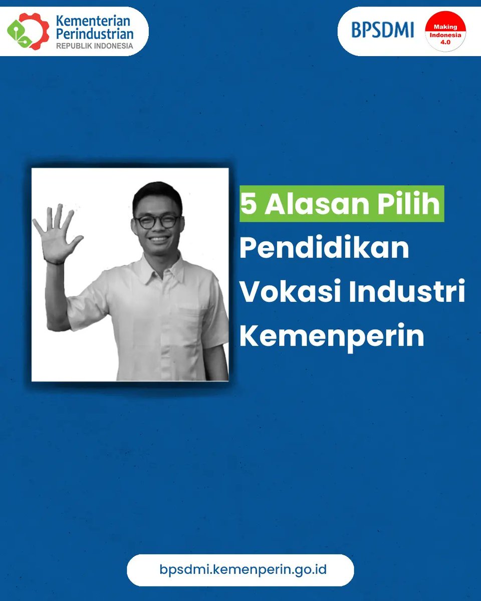 BPSDMI_Kemperin's tweet image. Halo, Sobat Industri!

Buat kamu yang masih bingung sekolah/kuliah di mana? Cek postingan ini dulu ya!

Pendidikan Vokasi Industri Kemenperin memiliki berbagai program yang akan mendukung kompetansi siswa/mahasiswanya sehingga siap kerja dan mampu bersaing.
#SobatIndustri #BPSDMI