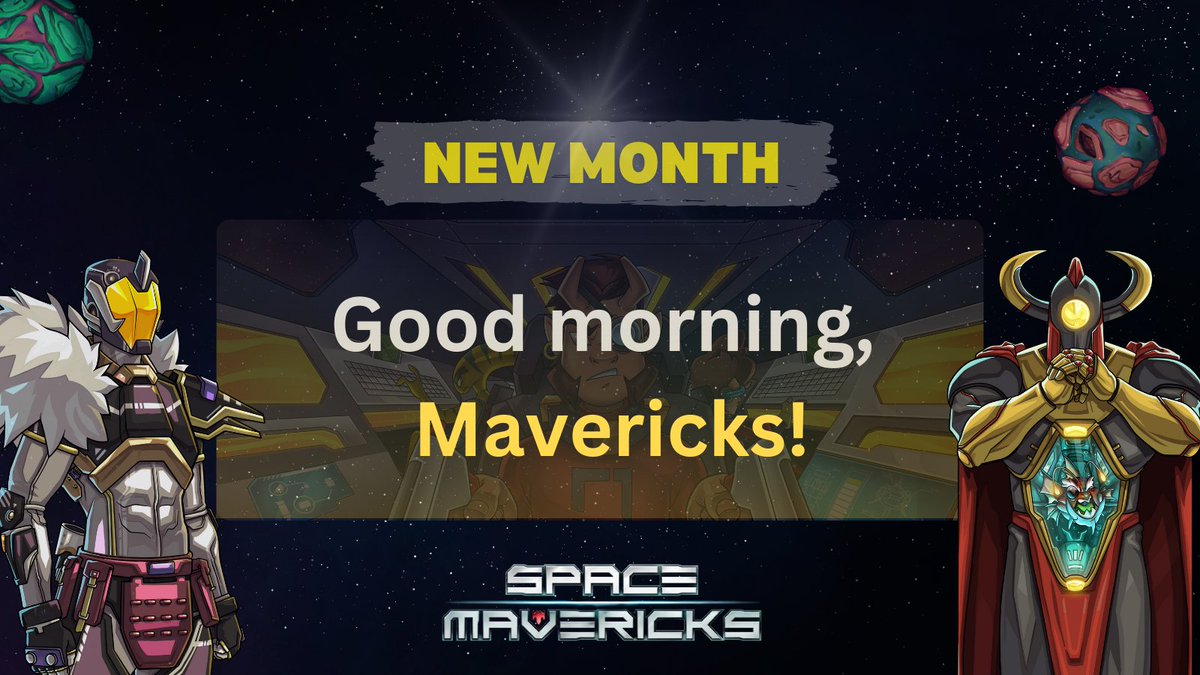 Happy New Month! Rise and shine, Mavericks ✨