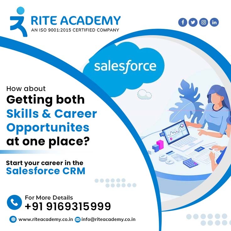 Looking to launch your career in #SalesforceCRM ? 🎯

Rite Academy offers comprehensive training and career opportunities to help you succeed. 💼 

Visit our website to secure your reservation or give us a call for the #SalesforceTrainingProgram.

#riteacademy #salestraining