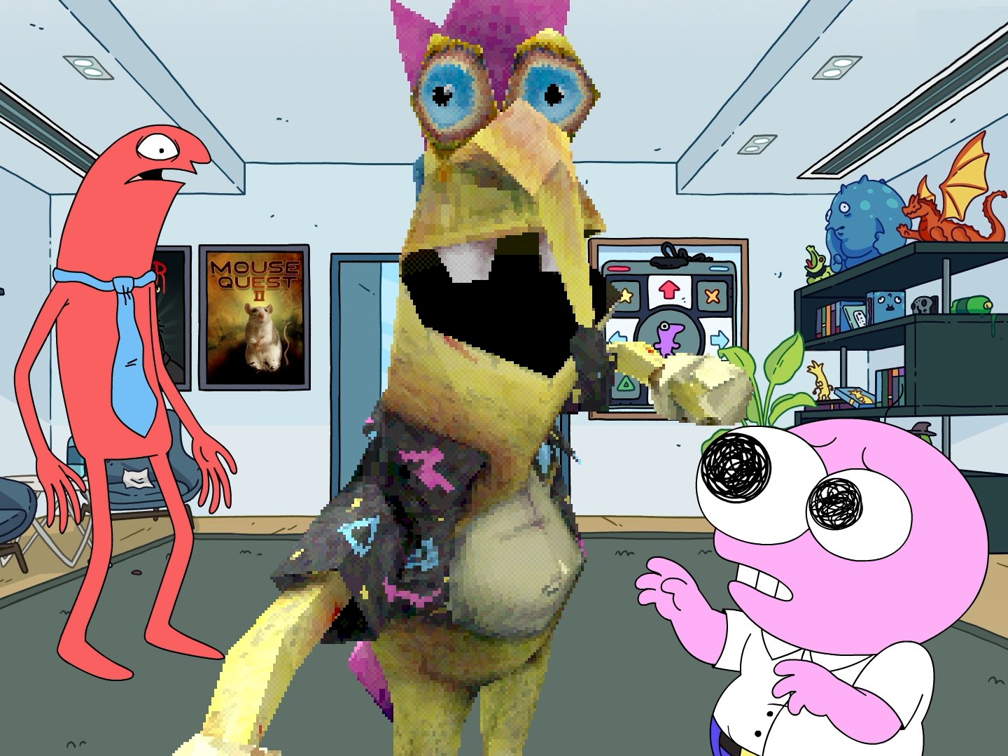 David on X: "I did the models and performance capture for Gwimbly and Count Groxia! Massive thanks to @MichaelRCusack and @psychicpebble for bringing me on board for Smiling Friends season 2 https://t.co/RQR1v1I68V" /