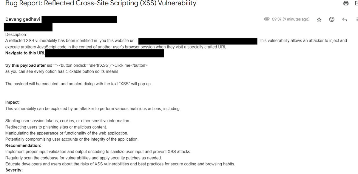 DevangMod's tweet image. During my recent security testing, I stumbled upon a concerning vulnerability in a Germany website's input validation mechanism. Upon injecting a payload for a Reflected Cross-Site Scripting (XSS) attack #infosecurity #owasptop10 #penetrationtesting