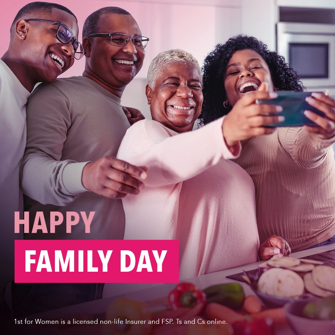 As you enjoy this #FamilyDay, may your moments be filled with laughter, love, and the joy of togetherness. From our family to yours. ❤️ #Choose1stForWomen #ChooseFearless