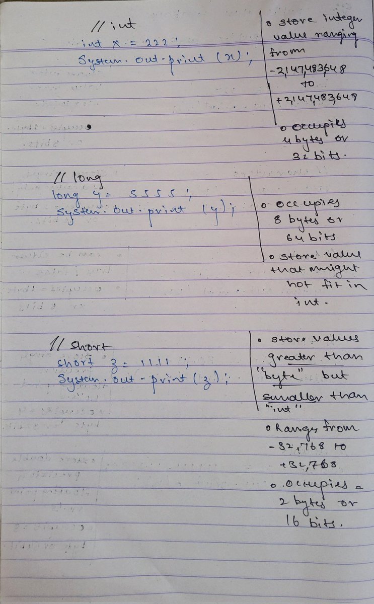 Agrawaldeepak02's tweet image. 🎉🚀 Just wrapped up Day 1 diving into @java, and wow, what a rush! From boilerplate to printing output, it&apos;s been a whirlwind of discovery!

Feeling pumped and ready to conquer the coding world! Who&apos;s with me? 🔥💪

 #JavaJourney #Day1 #CodingExcitement 🌟