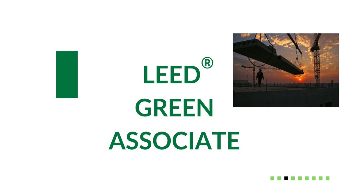 CMTIDXB's tweet image. #LEEDGreenAssociate: Expertise in sustainable building principles endorsed by USGBC®. Diverse pros shape healthier environments through prep and commitment.
#SustainableConstruction #GreenBuilding #LEEDCertification #cmti #chicagomti #Dubai