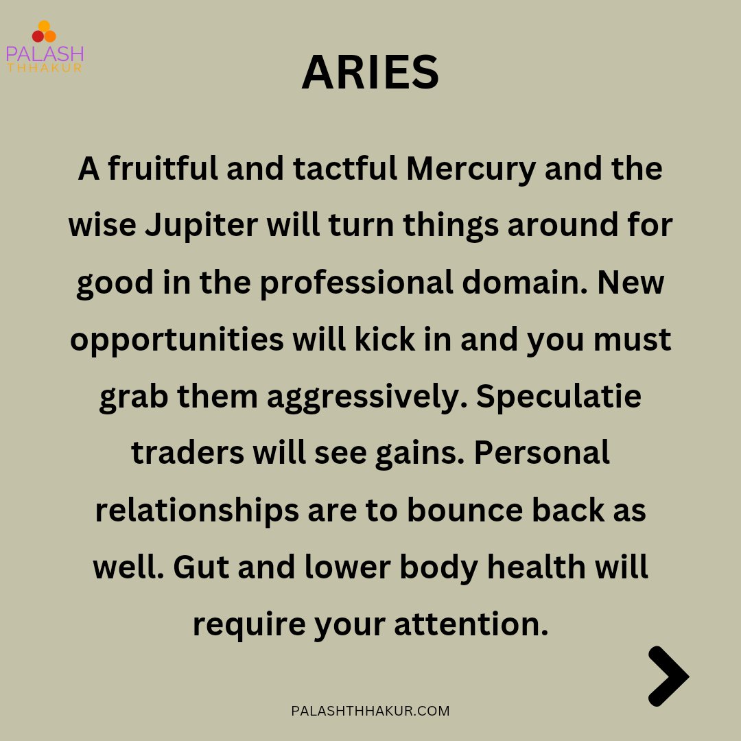 #Aries March 31- April 6, 2024