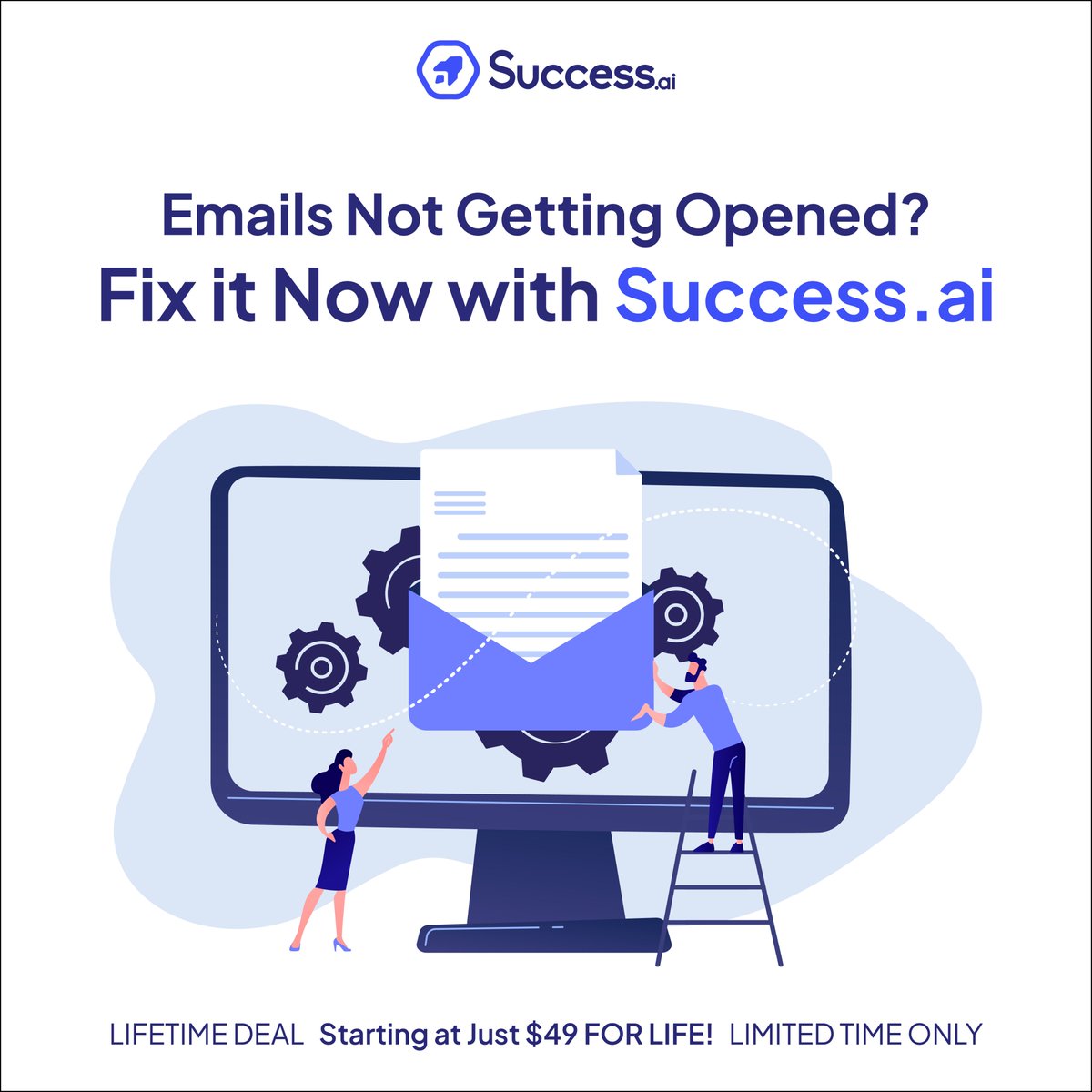 Boost email open rates with Success.ai's AI-powered tool! Create personalized emails for better engagement. Grab the lifetime deal at $49: appsumo.com/products/succe… 

#EmailAutomation #SuccessAi #B2BLeadGen #aipowered