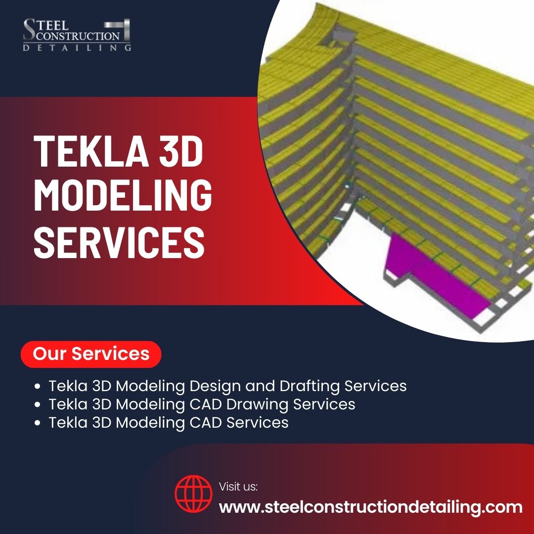 #SteelConstructionDetailing offers expert #Tekla3DModelingServices in #LosAngeles, #USA. With a focus on precision and efficiency, our team transforms your #structuraldesigns into detailed, accurate #3Dmodels using #TeklaStructures software.

Url: bit.ly/49W4HTf