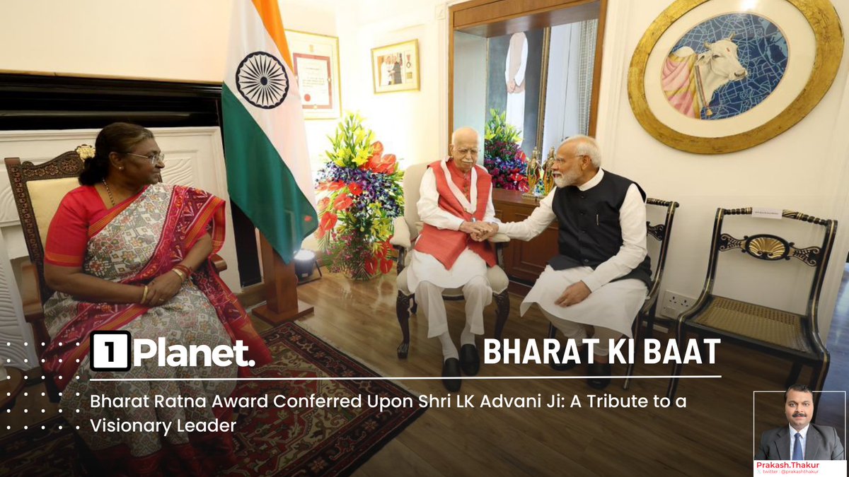 Bharat Ratna Award Conferred Upon Shri LK Advani Ji: A Tribute to a Visionary Leader #BharatRatna, #LKAdvani, #VisionaryLeader, linkedin.com/pulse/bharat-r…