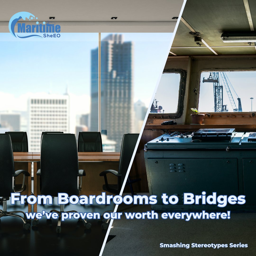 #EmpoweredWomen empower the world and our seas. 💪🏽

Women are incredible at making business decision - whether it is at the boardroom or on the bridge.

Mention at least 1 woman at your workplace who has proven their worth at the Boardroom and/or Bridge.

#MaritimeSheEO