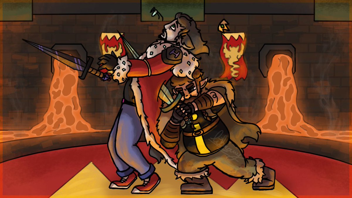 Libraryofcharac's tweet image. #Libraryfools 5pm!

Krill king VS Long live the king
(April fools fanart redraw)
#hermitcraft #hermitcraftfanart #impulsefanart #rendogfanart @renthedog @impulseSV #aprilfools2024