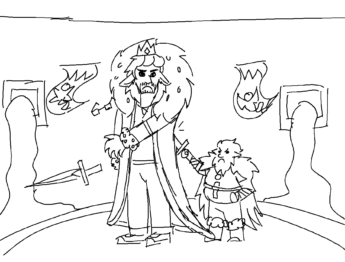 Libraryofcharac's tweet image. #Libraryfools 5pm!

Krill king VS Long live the king
(April fools fanart redraw)
#hermitcraft #hermitcraftfanart #impulsefanart #rendogfanart @renthedog @impulseSV #aprilfools2024