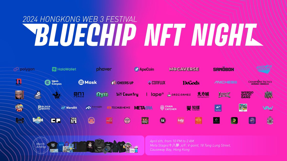 See you in HK! Thanks for: @FansMush @MocaCN and the following co-organized partners：@apecoin @MocaverseNFT @0xPolygon @animocabrands @HaloDotSocial @phaverapp @Conflux_Network @TheSandboxGame @opencampus_xyz @DeGodsNFT @realMaskNetwork @AnichessGame @CheersUP_NFT @PFPAsia…