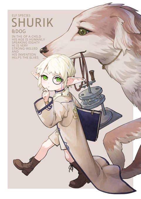 「green eyes white hair」 illustration images(Latest)｜21pages