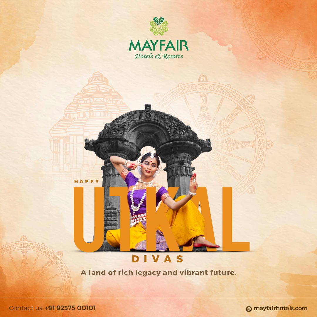 Mayfair Hotels & Resorts celebrates the glorious spirit of Odisha on this Utkal Divas. Immerse yourself in the land's rich history, vibrant traditions, and the indomitable spirit of its people. #Mayfair #MayfairHotelsandResorts #UtkalDiwas #OdishaCelebration #OdishaPride