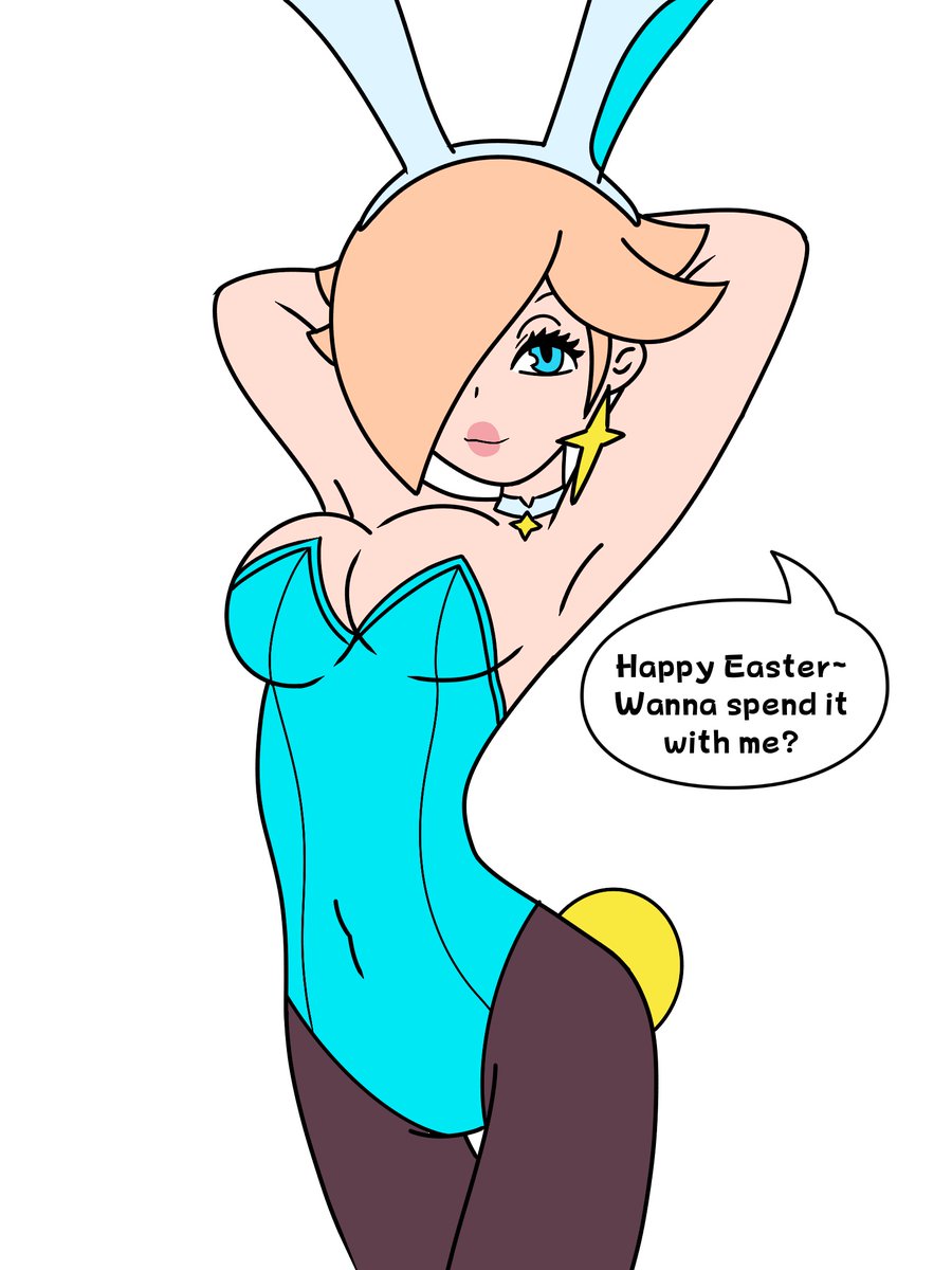 Happy Easter Rosalina fans! I wanted to draw Rosalina  in a bunny suit for so long~  #Mario #Rosalina #Nintendo #Happyeaster2024 #ロゼッタ