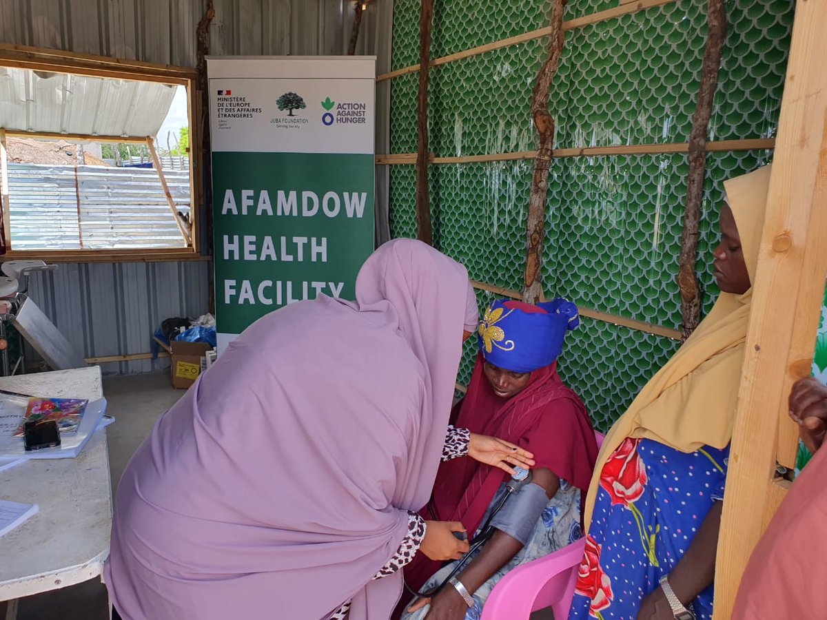 Thanks to ACF Somalia @ACFsomaliaCD, Afmadow health facility is now providing essential health services to climate crisis affected communities in the district and surrounding areas across the border. @FranceinSomalia @MoH_Somalia @JubalandMoH